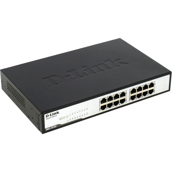 قیمت و خرید سوییچ شبکه 16 پورت دی لینک مدل DGS-1016C | نت ران
